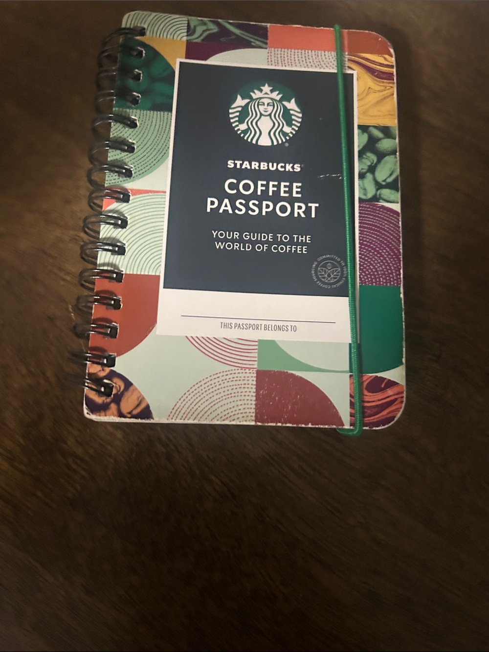 Starbucks Coffee Passport Notebook - Teal, Green, Purple, Red NEW NO BOX